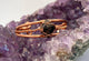 Double Terminated Smoky Elestial Quartz Crystal Wirewrapped Copper Bracelet - Infinite Treasures, LLC