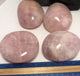 Large 3 Inch Rose Quartz Therapy Reiki Palm Stone - Infinite Treasures, LLC