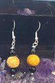 Palo Santo Gemstone Sterling Silver Hooks Drop Dangle Earrings - Infinite Treasures, LLC