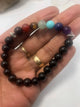 Pick your Gemstone  Chakra Stretchy Bracelet - Infinite Treasures, LLC