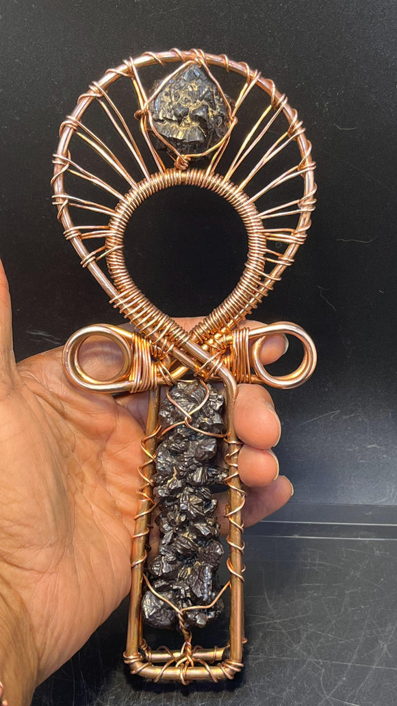 RARE Prophecy Stone Handheld Ankh - Infinite Treasures, LLC