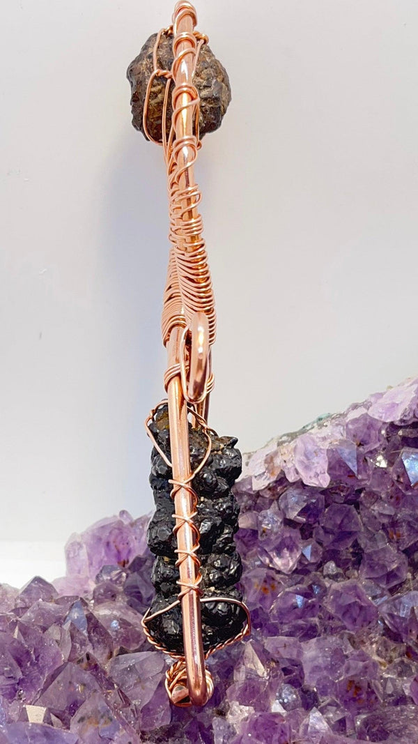 RARE Prophecy Stone with Limonite POCKET Ankh - Infinite Treasures, LLC