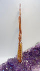 South African Amethyst Ametrine Spirit Quartz Copper Handheld Ankh - Infinite Treasures, LLC