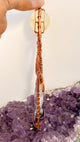 Third Eye Opener Bahia Amethyst with Citrine Sphere Handheld Ankh - Infinite Treasures, LLC