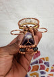 Third eye opener Ankh Crystal Amethyst with Clear Crystal Sphere - Infinite Treasures, LLC